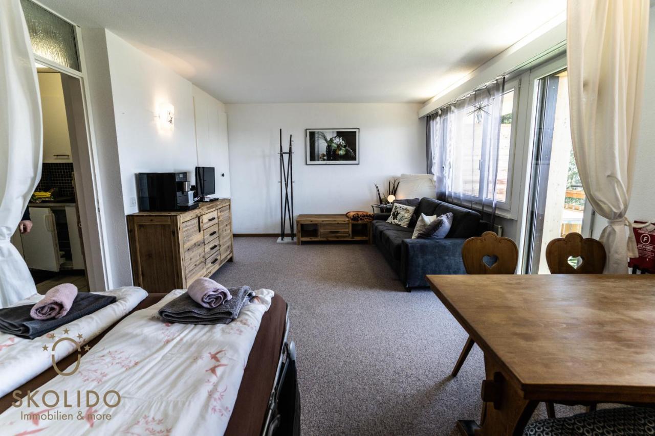 Haus Caroline, Riederalp Mitte Apartment Bagian luar foto