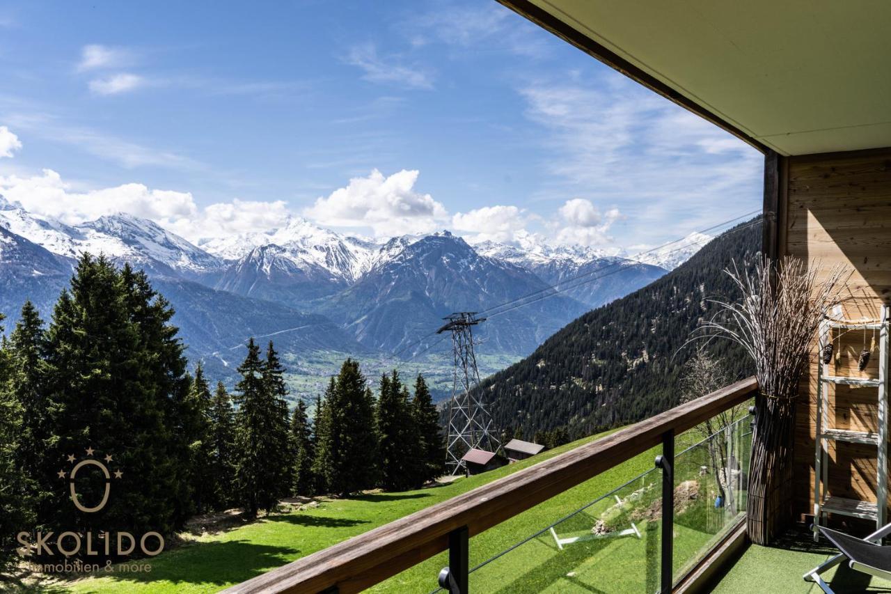 Haus Caroline, Riederalp Mitte Apartment Bagian luar foto