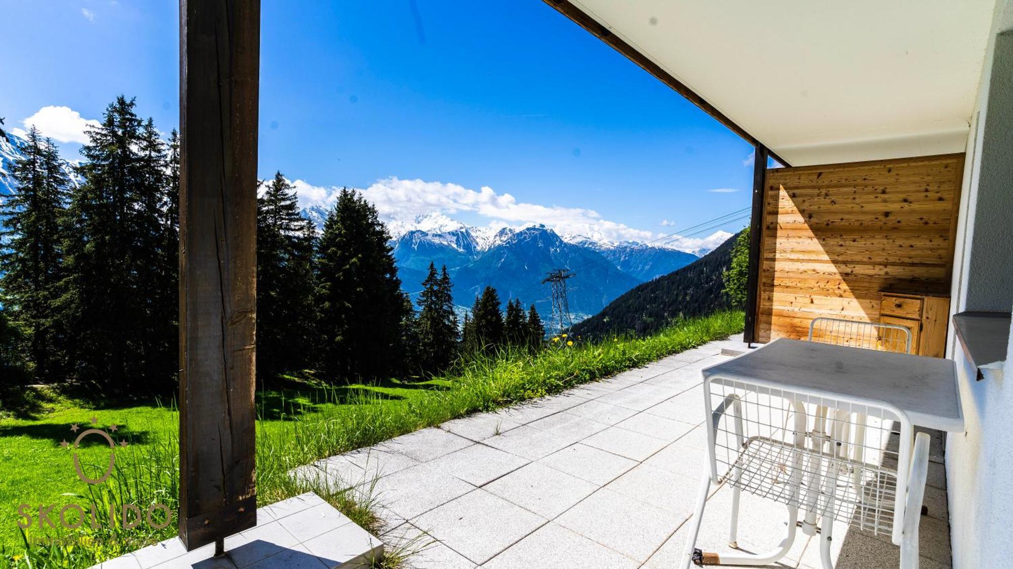 Haus Caroline, Riederalp Mitte Apartment Bagian luar foto